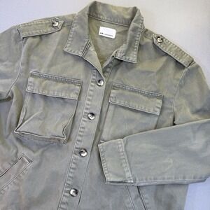 Utility Safari Military Women's Army Green Jacket Medium Camaieu EUC